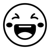 Laughing Faces Icon for web, app, infographic, etc vector