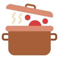 Cooking Pot Icon for web, app, infographic, etc vector