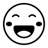 sonrisas icono para web, aplicación, infografía, etc vector