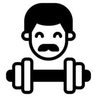 Dumbbell Icon for web, app, infographic, etc vector