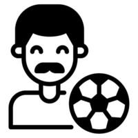 fútbol papá icono para web, aplicación, infografía, etc vector