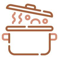 Cocinando maceta icono para web, aplicación, infografía, etc vector