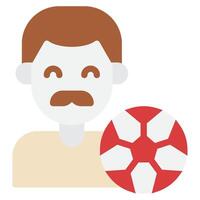 fútbol papá icono para web, aplicación, infografía, etc vector