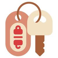 Car Keys Icon for web, app, infographic, etc vector