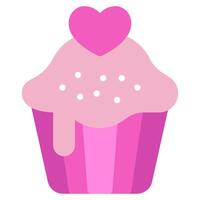 Cupcake Icon for web, app, infographic, etc vector