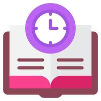 historia hora icono para web, aplicación, infografía, etc vector