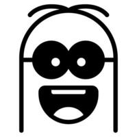 Cartoon Character Icon for web, app, infographic, etc vector