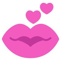 Kiss Icon for web, app, infographic, etc vector