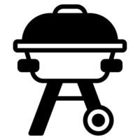 barbacoa parrilla icono para web, aplicación, infografía, etc vector