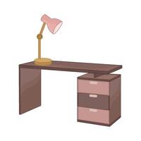 illustration of desk vector