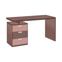 illustration of desk vector