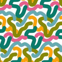 seamless background with colored geometric patterns. Lines vector