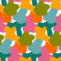 seamless background with colored geometric forms. wrapping paper, backdrop vector