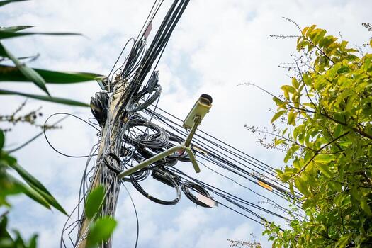 A stock photo of a CCTVtypically features an image or illustration related to surveillance, security, or monitoring systems. This type of image could include