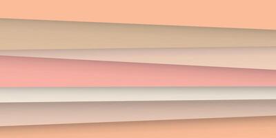 Abstract layer of peachy tone geometric shape illustration background. vector