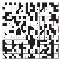 Monochrome Square Line Pattern Illustrator vector