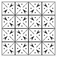 Abstract Square Seamless Pattern Illustration vector