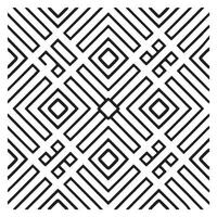 Monochrome Square Line Pattern Illustrator vector