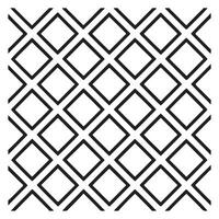 Monochrome Square Line Pattern Illustrator vector