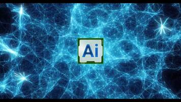 abstract line background Global Connection network Ai line circuit technology Data Transfer abstract background video
