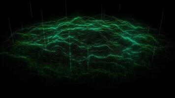 Colorful Illustrative 3D Animation of Neural Network Deep Learning, Chatbot, Artificial Intelligence video
