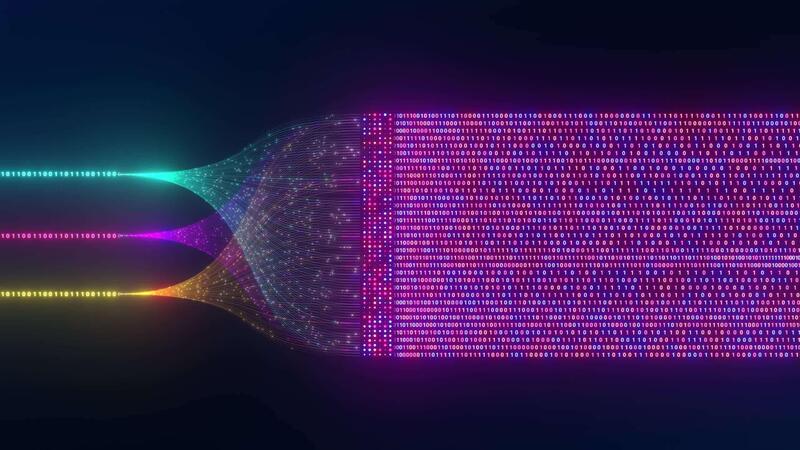 Colorful Illustrative 3D Animation of Neural Network Deep Learning ...