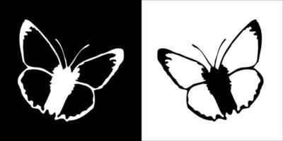 Illustration graphics of butterfly icon vector