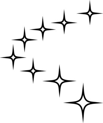 Star icon . Twinkling star illustration sign. Sparkles symbol. Shining burst logo.