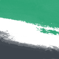 grön och grå måla borsta stroke med transparent bakgrund png