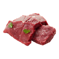 Raw beef meat isolated on transparent background png