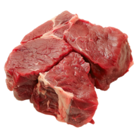 Raw beef meat isolated on transparent background png