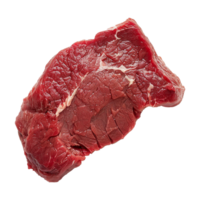 Raw beef meat isolated on transparent background png