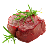 Raw beef meat isolated on transparent background png