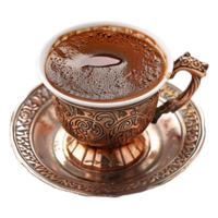 Turkish coffee isolated on transparent background png