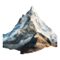 Montagne isolé sur transparent Contexte png