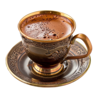 Türkisch Kaffee isoliert auf transparent Hintergrund png