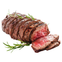 Raw beef meat isolated on transparent background png