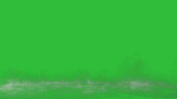 Motion fog on green background video