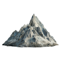 Montagne isolé sur transparent Contexte png