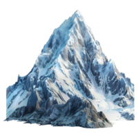 Montagne isolé sur transparent Contexte png