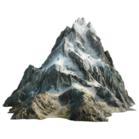 montagna isolato su trasparente sfondo png
