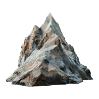 Montagne isolé sur transparent Contexte png