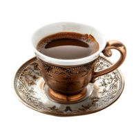 turco café aislado en transparente antecedentes png