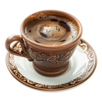 Turkish coffee isolated on transparent background png