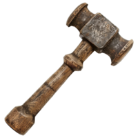 Judge hammer isolated on transparent background png