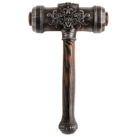 Judge hammer isolated on transparent background png