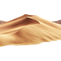 Desert sand isolated on transparent background png