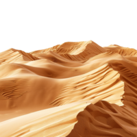 Desert sand isolated on transparent background png