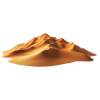 Desert sand isolated on transparent background png