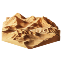Wüste Sand isoliert auf transparent Hintergrund png